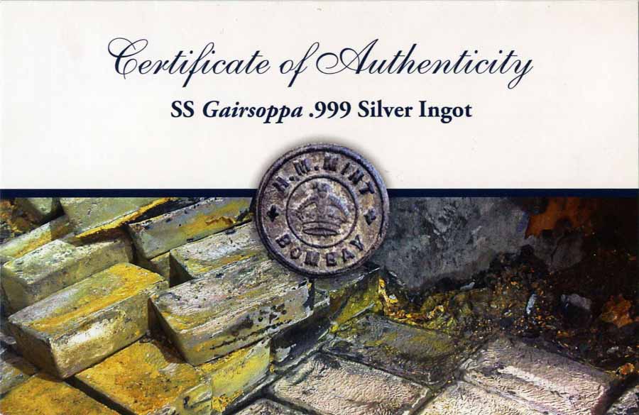 1054.9 oz Silver Bar - SS Gairsoppa Silver Ingot | eBay